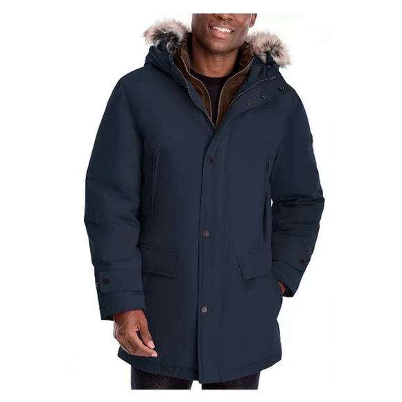 New Michael Kors Men’s Hooded Parka XL - Picture 2 of 16